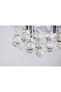 AZZARDO lampa sufitowa / plafon BOLLA 25  chromowana