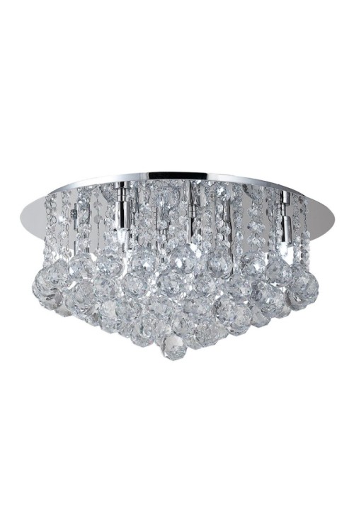 AZZARDO lampa sufitowa / plafon BOLLA 58  chromowana