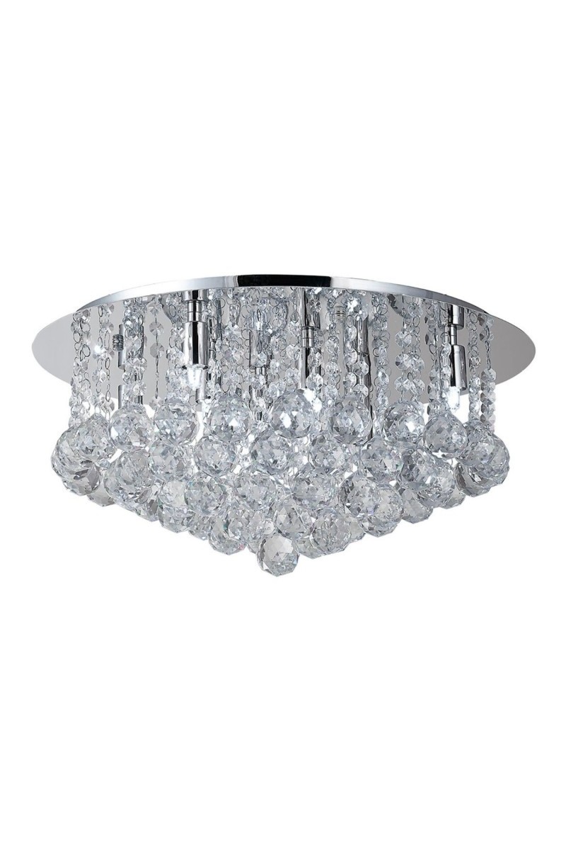 AZZARDO lampa sufitowa / plafon BOLLA 58  chromowana
