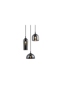 AZZARDO lampa wisząca BLANCA 3            chromowana