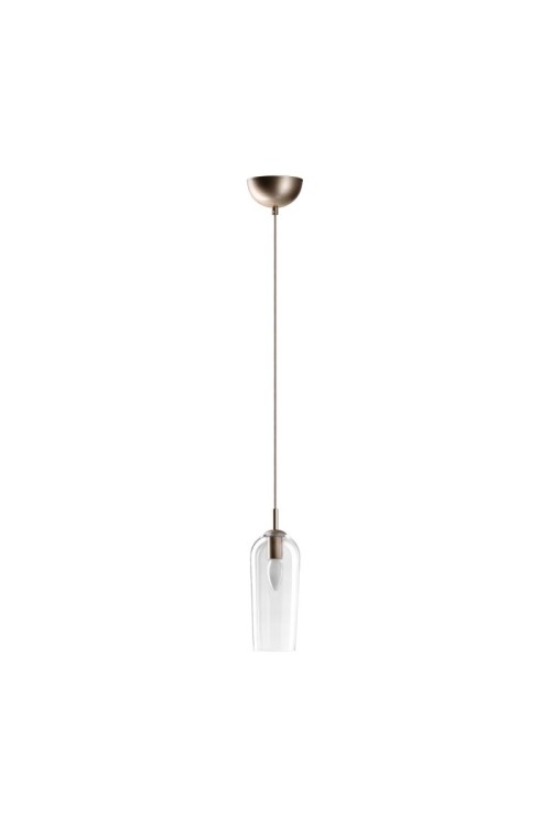AZZARDO lampa wisząca BLANCA 1            transparentna