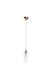 AZZARDO lampa wisząca BLANCA 1            transparentna