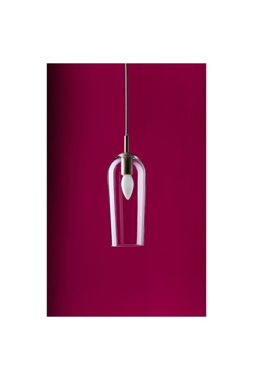 AZZARDO lampa wisząca BLANCA 1            transparentna