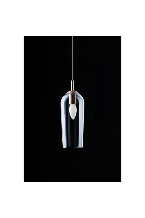 AZZARDO lampa wisząca BLANCA 1            transparentna