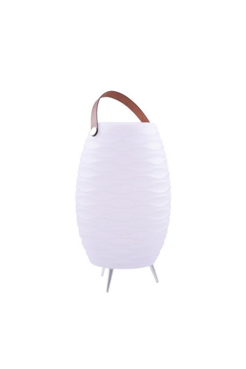 AZZARDO lampa podłogowa BOOMBOX BUCKET    RGBW z pilotem biała