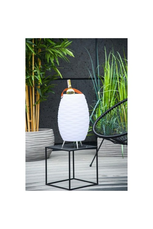AZZARDO lampa podłogowa BOOMBOX BUCKET    RGBW z pilotem biała