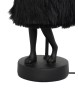 KARE lampa stołowa RABBIT FUR 50 cm       czarna / złota
