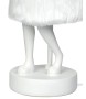 KARE lampa stołowa RABBIT FUR 50 cm       biała / srebrna