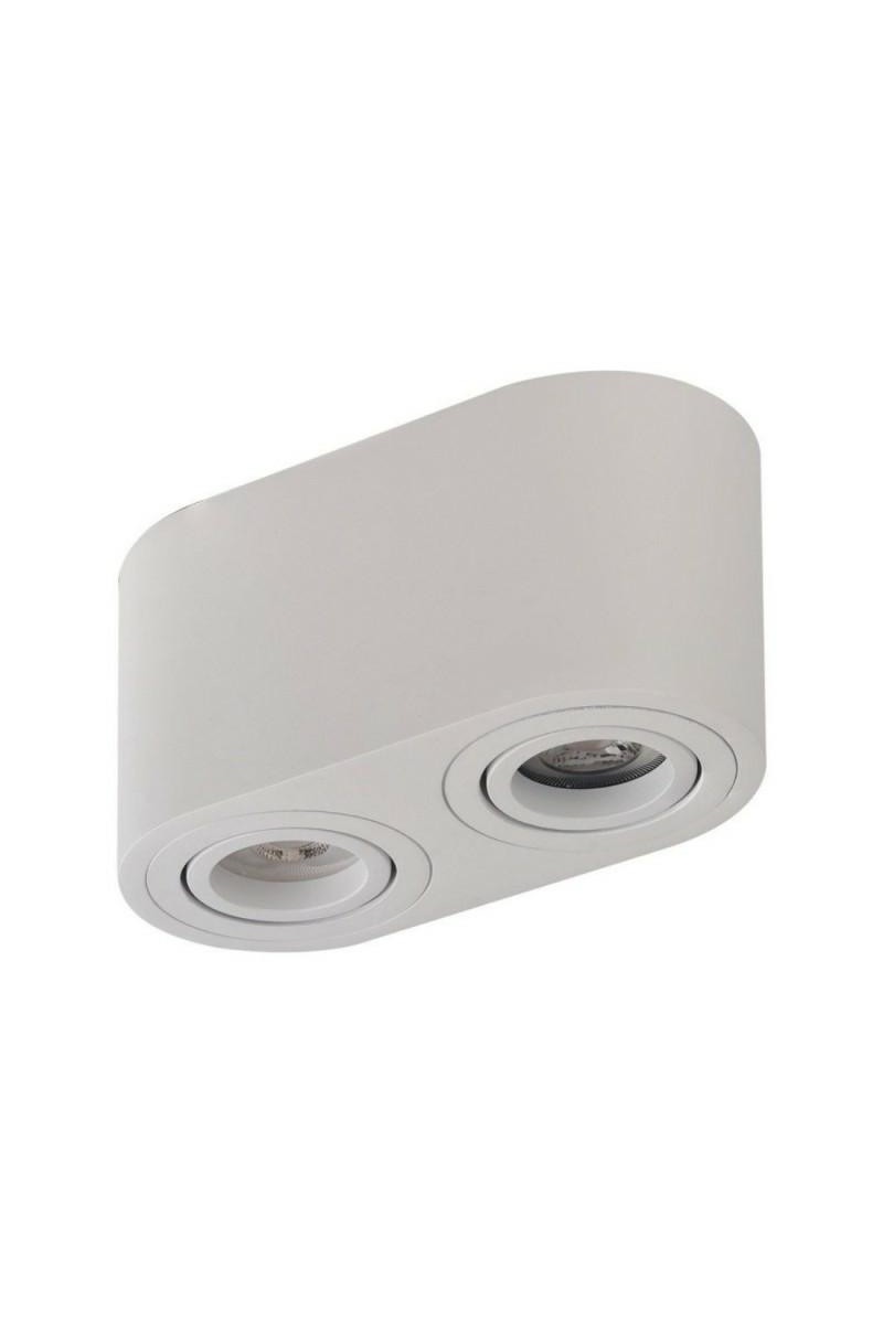 AZZARDO lampa sufitowa / plafon BRANT 2   biała