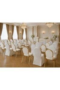 Zestaw 6 krzeseł bankietowych HESTIA +    6 pokrowców WEDING