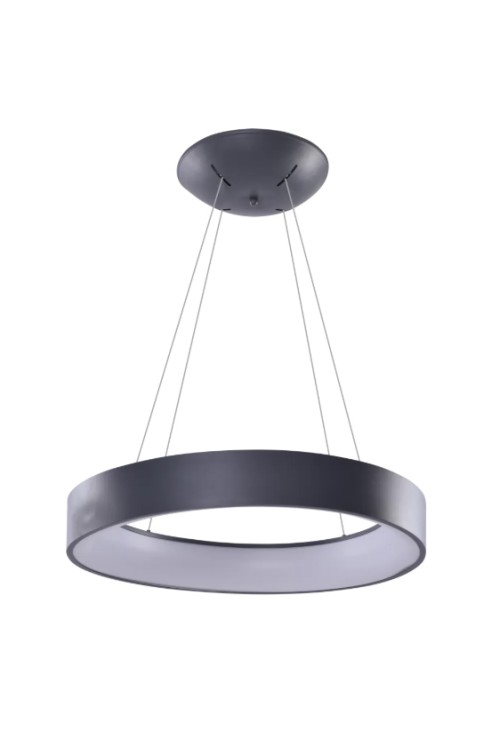 AZZARDO lampa wisząca SOLVENT R 110 CCT   SMART z pilotem szara