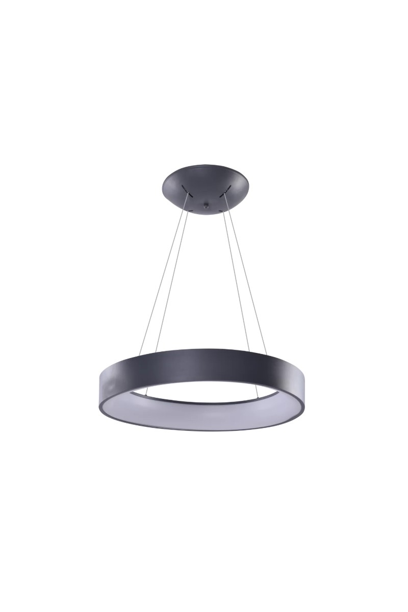 AZZARDO lampa wisząca SOLVENT R 110 CCT   SMART z pilotem szara