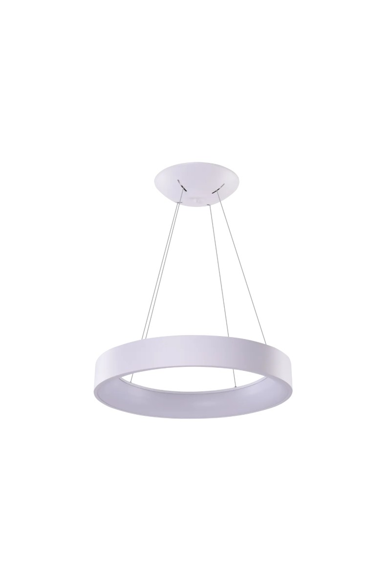 AZZARDO lampa wisząca SOLVENT R 110 CCT   SMART z pilotem biała