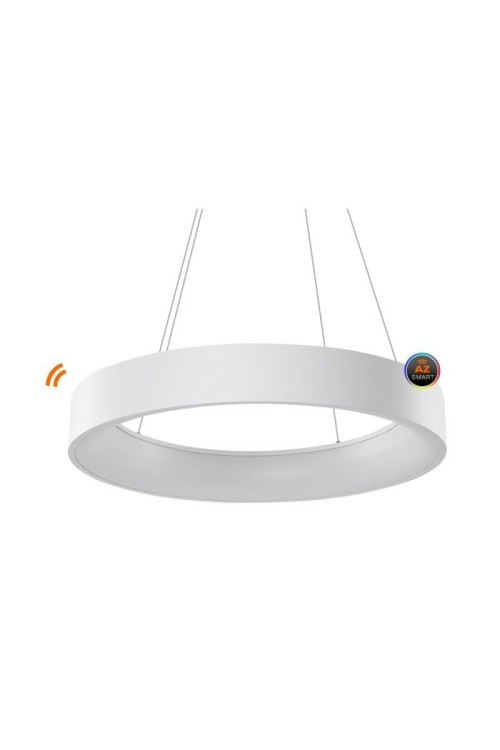 AZZARDO lampa wisząca SOLVENT R 110 CCT   SMART z pilotem biała