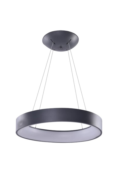 AZZARDO lampa wisząca SOLVENT R 80 CCT    SMART z pilotem szara