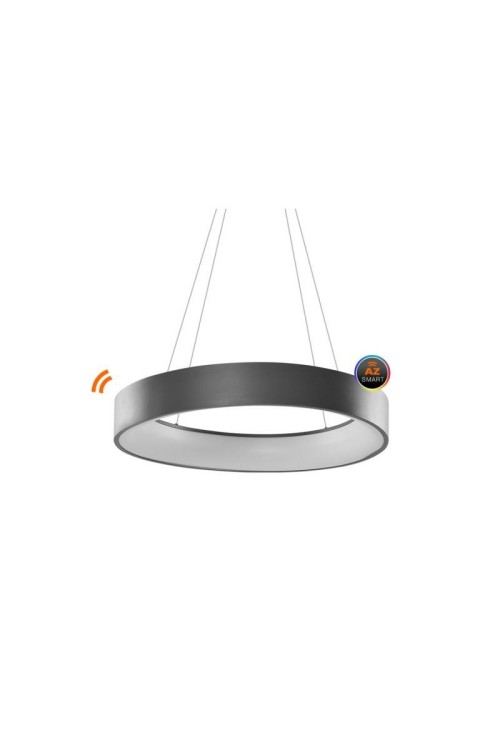 AZZARDO lampa wisząca SOLVENT R 80 CCT    SMART z pilotem szara