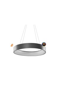 AZZARDO lampa wisząca SOLVENT R 80 CCT    SMART z pilotem szara