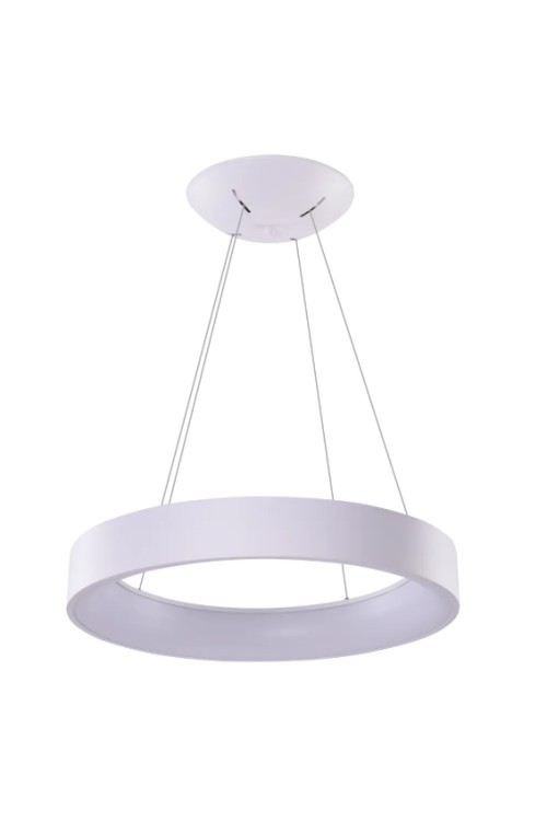 AZZARDO lampa wisząca SOLVENT R 80 CCT    SMART z pilotem biała