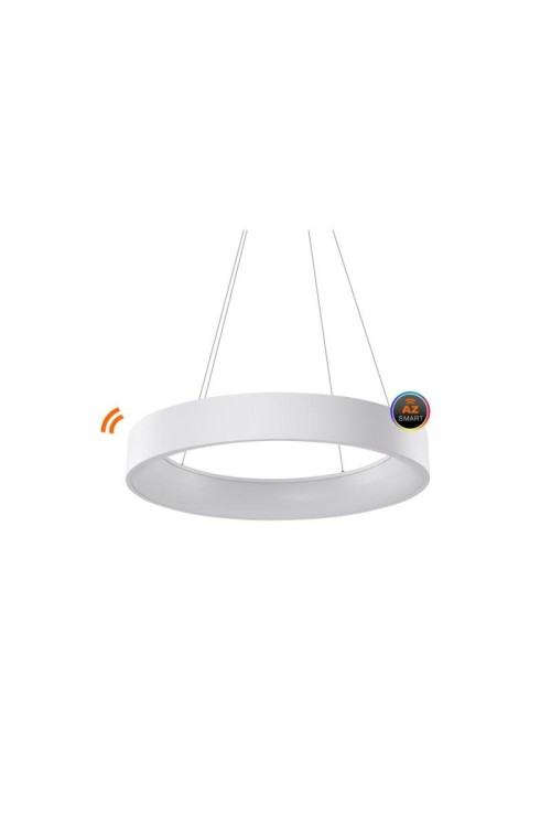 AZZARDO lampa wisząca SOLVENT R 80 CCT    SMART z pilotem biała