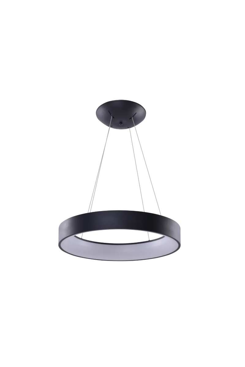AZZARDO lampa wisząca SOLVENT R 80 CCT    SMART z pilotem czarna