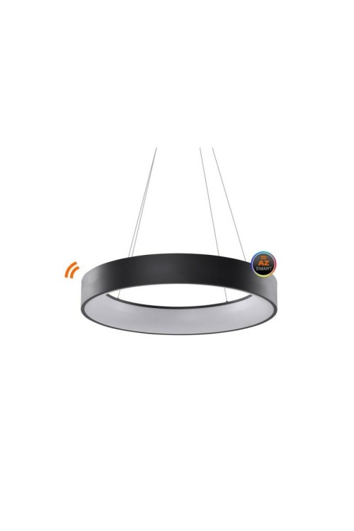 AZZARDO lampa wisząca SOLVENT R 80 CCT    SMART z pilotem czarna