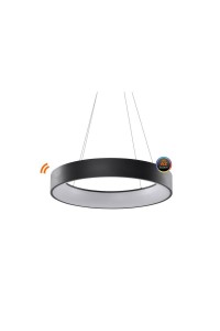 AZZARDO lampa wisząca SOLVENT R 80 CCT    SMART z pilotem czarna