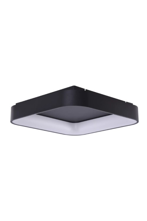 AZZARDO lampa sufitowa / plafon SOLVENT   S TOP 110 CCT SMART z pilotem czarna