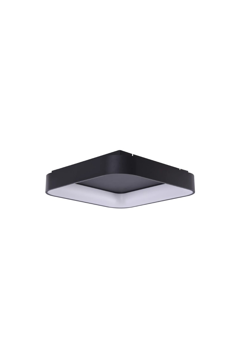 AZZARDO lampa sufitowa / plafon SOLVENT   S TOP 110 CCT SMART z pilotem czarna