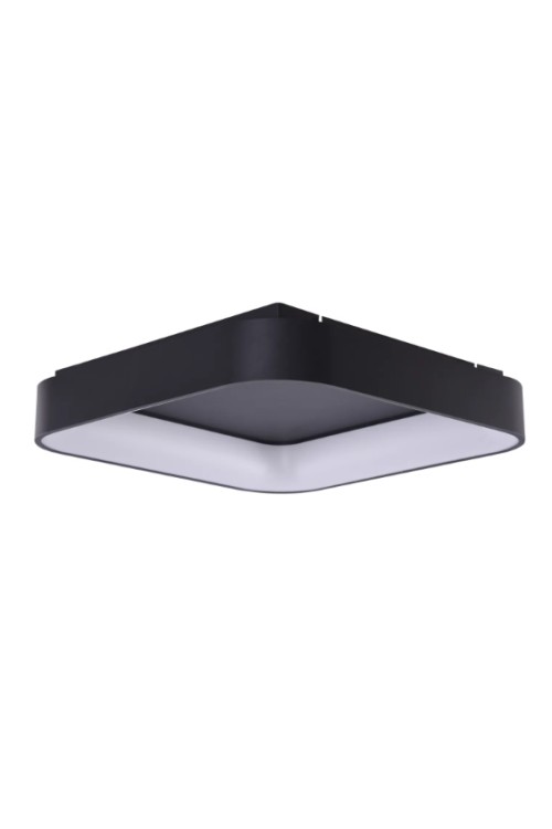 AZZARDO lampa sufitowa / plafon SOLVENT   S TOP 60 CCT SMART z pilotem czarna