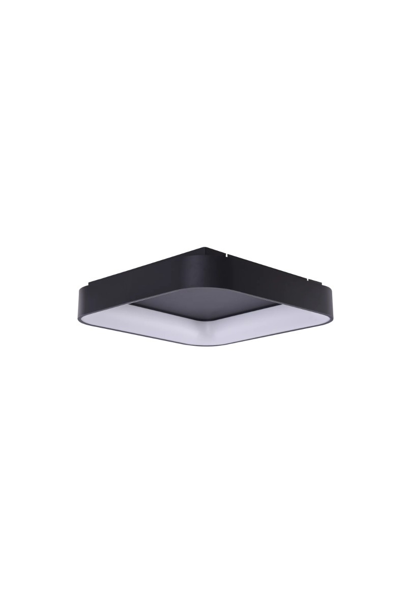 AZZARDO lampa sufitowa / plafon SOLVENT   S TOP 60 CCT SMART z pilotem czarna