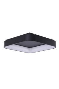 AZZARDO lampa sufitowa / plafon SOLVENT   S TOP 60 CCT SMART z pilotem czarna