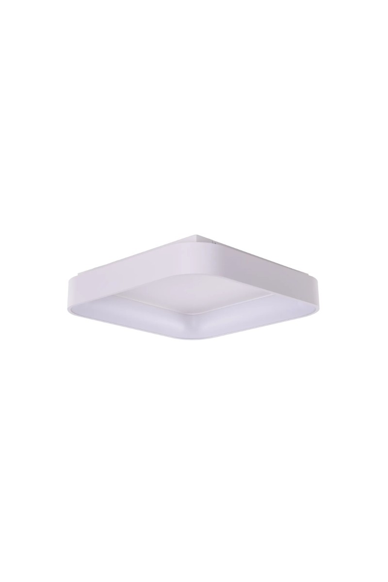 AZZARDO lampa sufitowa / plafon SOLVENT   S TOP 60 CCT SMART z pilotem biała