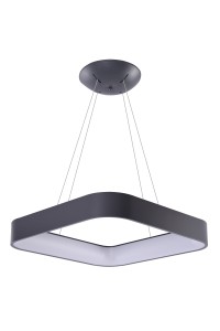 AZZARDO lampa wisząca SOLVENT S 60 CCT    SMART z pilotem szara