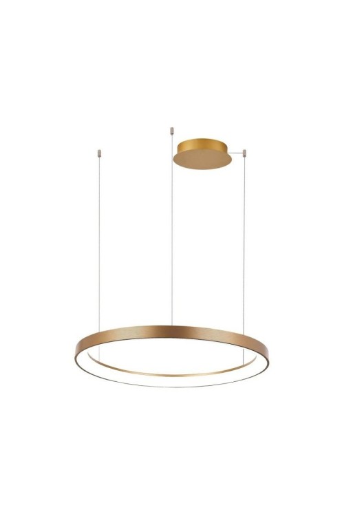 AZZARDO lampa wisząca AGNES 48 DIMM CCT   SWITCH złota