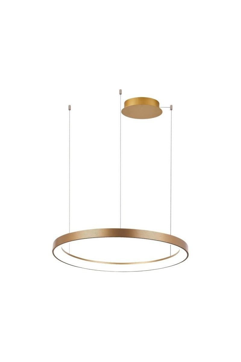AZZARDO lampa wisząca AGNES 48 DIMM CCT   SWITCH złota