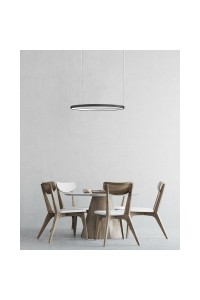 AZZARDO lampa wisząca AGNES 58 DIMM CCT   SWITCH czarna