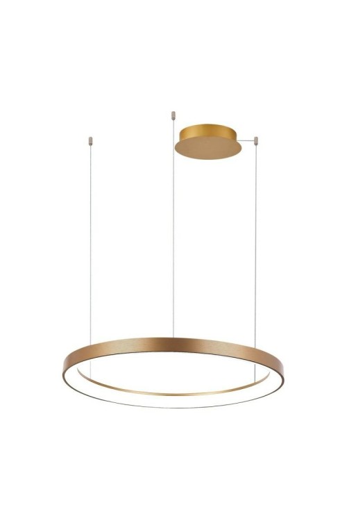 AZZARDO lampa wisząca AGNES 58 DIMM CCT   SWITCH złota