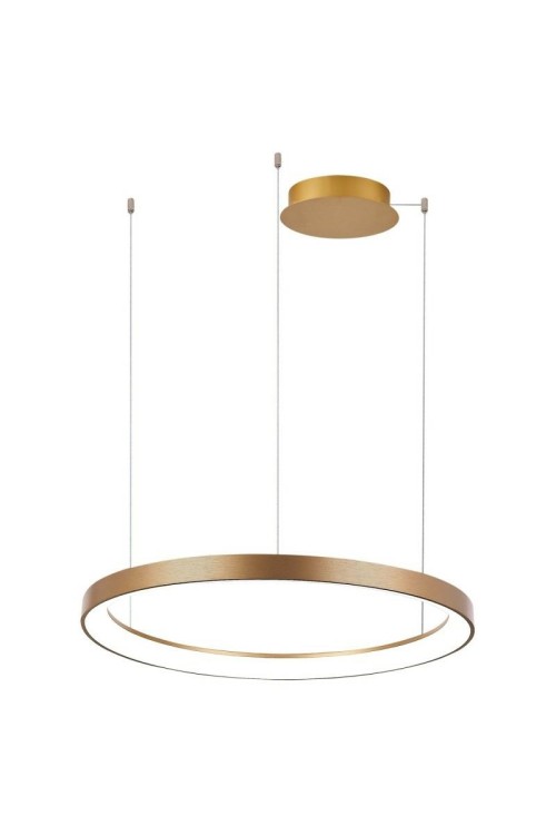 AZZARDO lampa wisząca AGNES 78 DIMM CCT   SWITCH złota