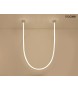 MOOSEE lampa wisząca LASSO 500 Smart      srebrna