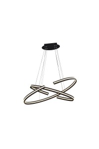 AZZARDO lampa wisząca ALESSIA czarna