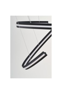 AZZARDO lampa wisząca ALESSIA czarna