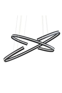 AZZARDO lampa wisząca ALESSIA czarna