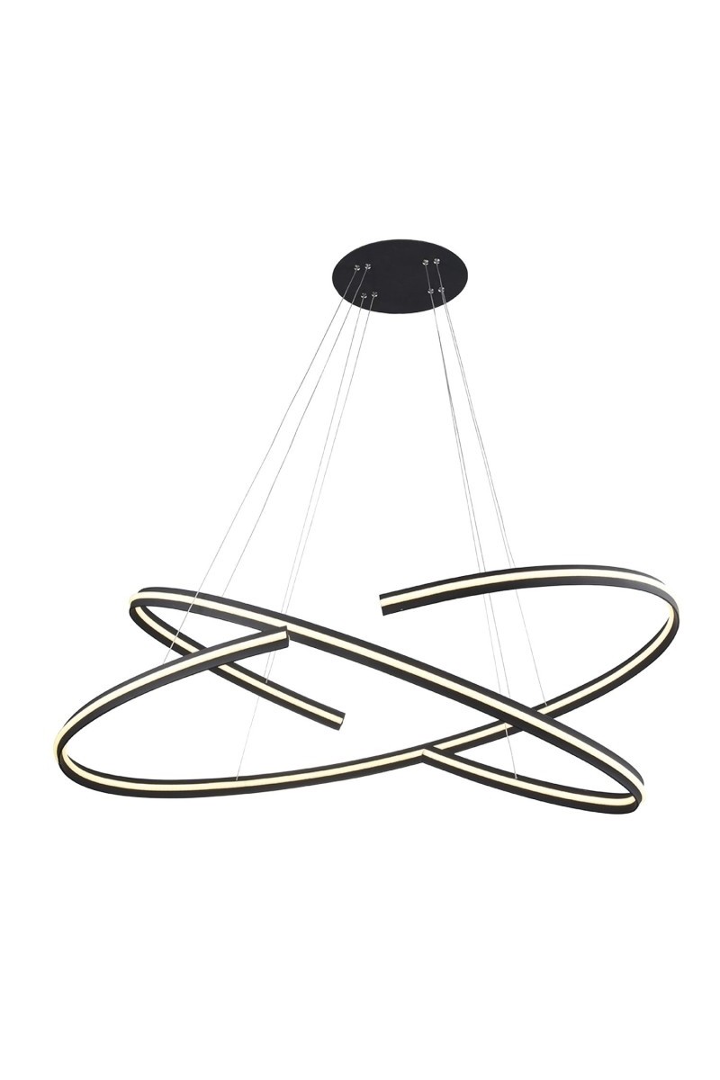AZZARDO lampa wisząca ALESSIA XL czarna