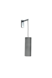 AZZARDO lampa ścienna ALMERIA szara