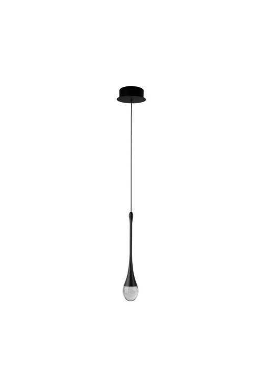 AZZARDO lampa wisząca DALMA 1 czarna