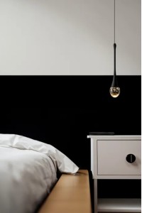 AZZARDO lampa wisząca DALMA 1 czarna