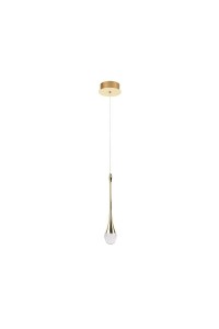 AZZARDO lampa wisząca DALMA 1 złota