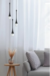 AZZARDO lampa wisząca DALMA 3 ROUND       czarna