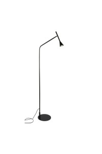 AZZARDO lampa podłogowa CYGNUS czarna