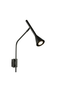 AZZARDO lampa ścienna CYGNUS czarna
